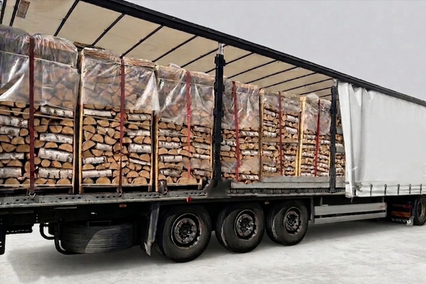 Full load Firewood – Birch – 30/33 cm – Kiln-dried – 2 rm Pallet