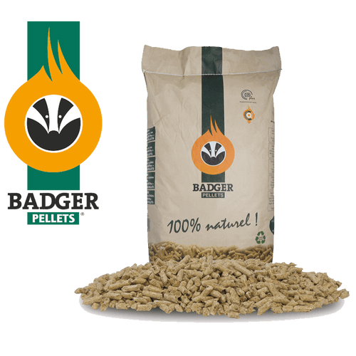BADGER Pallet di pellet – 65 sacchi da 15 kg